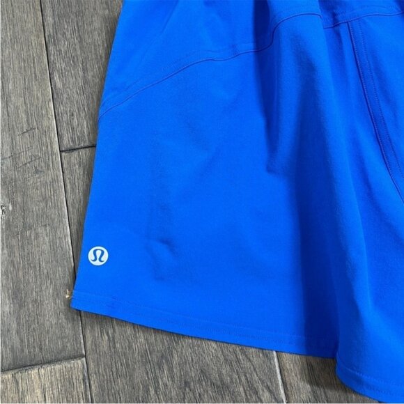 Lululemon NWT Lightweight High-Rise Relaxed Short 3" *Long Liner Cerulean Blue - Picture 8 of 13